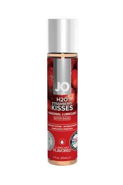 Вкусовой лубрикант Клубника JO Flavored Strawberry Kiss 1oz (30 мл)