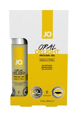 Стимулирующий гель для оральных ласк с десенсибилизацией / Oral Delight Vanilla Thrill - 30 мл.