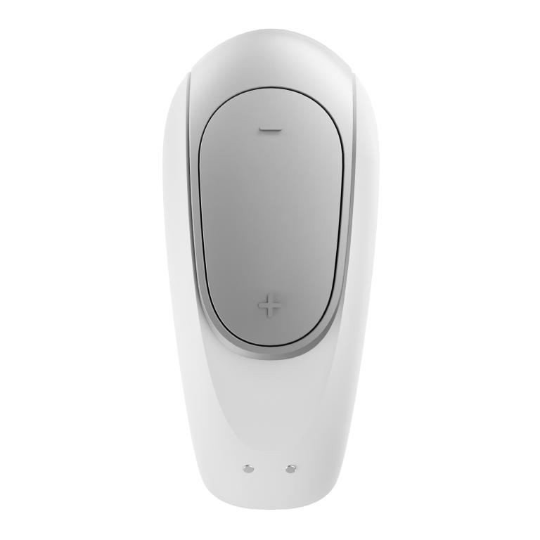 Парный вибратор Satisfyer Double Fun с возможностью управления через пульт и приложение (белый)