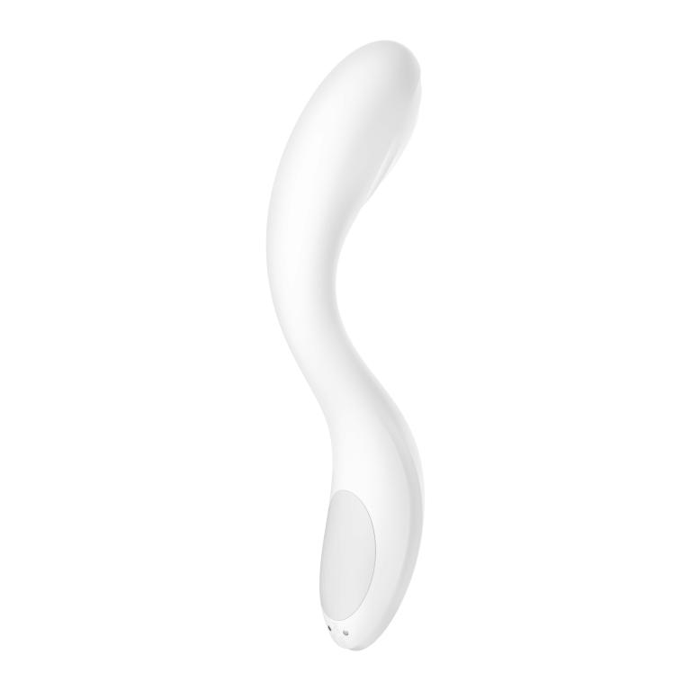 Вибромассажер Satisfyer Rrrolling Pleasure с движущимся шариком для стимуляции точки G (белый)