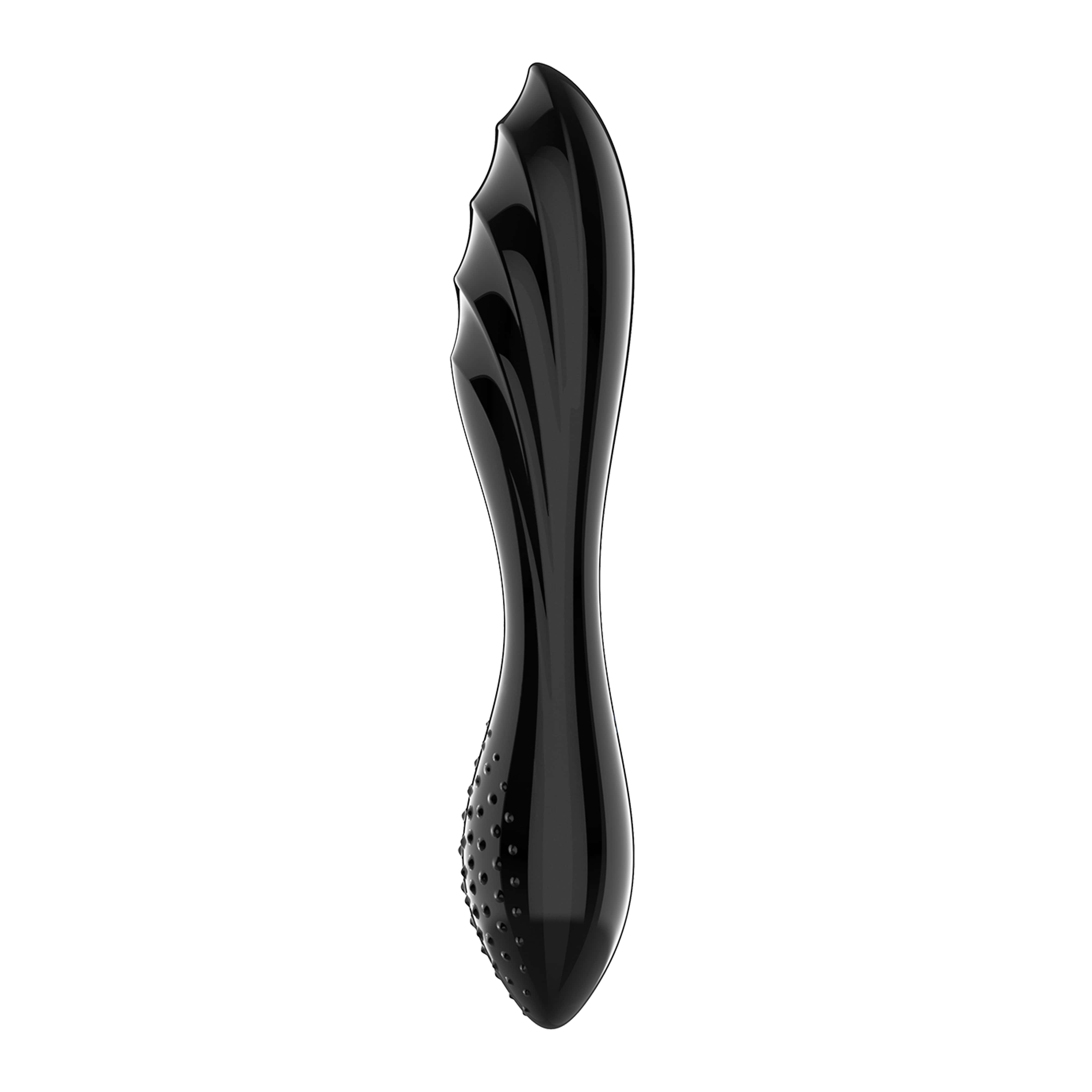 Двухсторонний стеклянный стимулятор Satisfyer Dazzling Crystal 11 (черный)