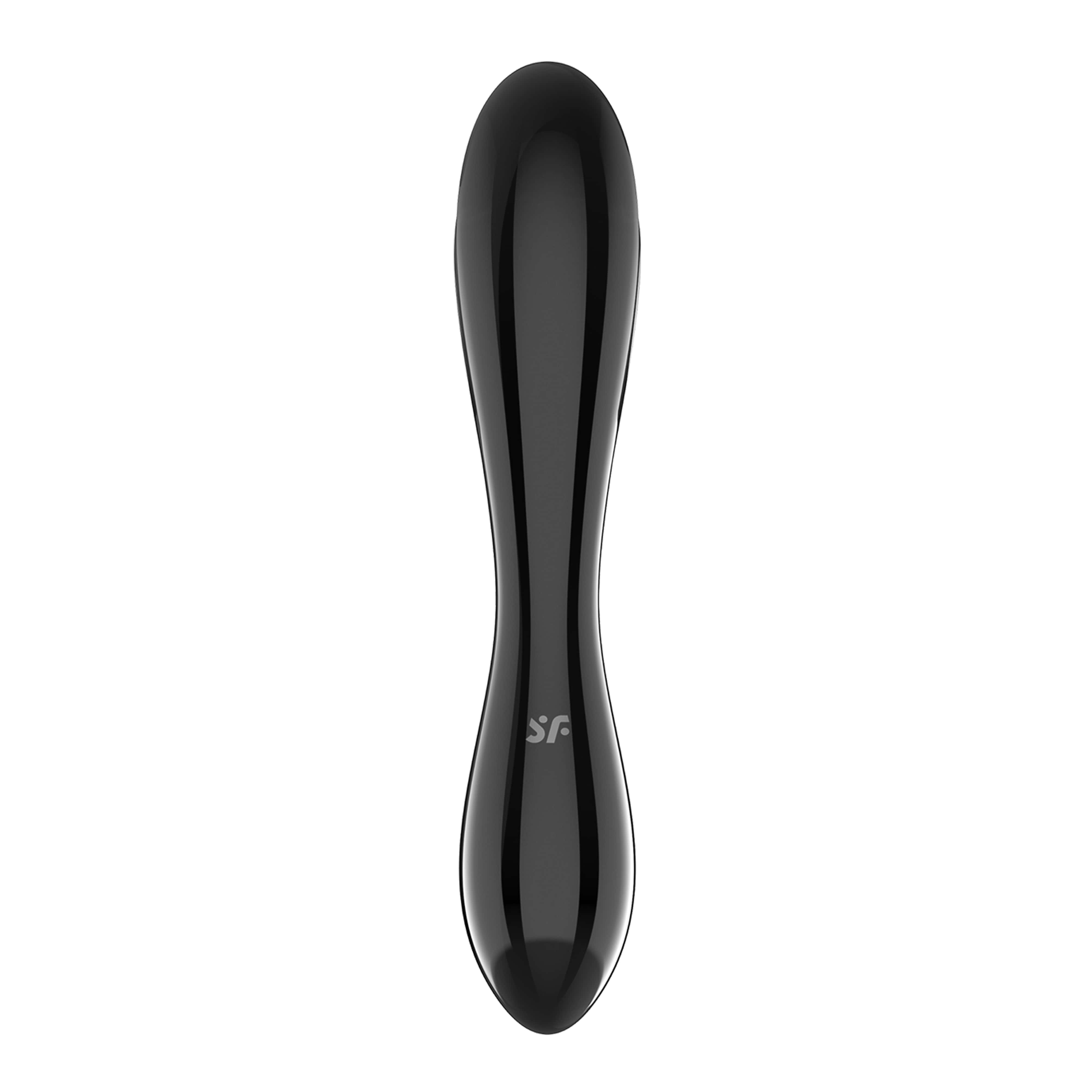 Двухсторонний стеклянный стимулятор Satisfyer Dazzling Crystal 11 (черный)