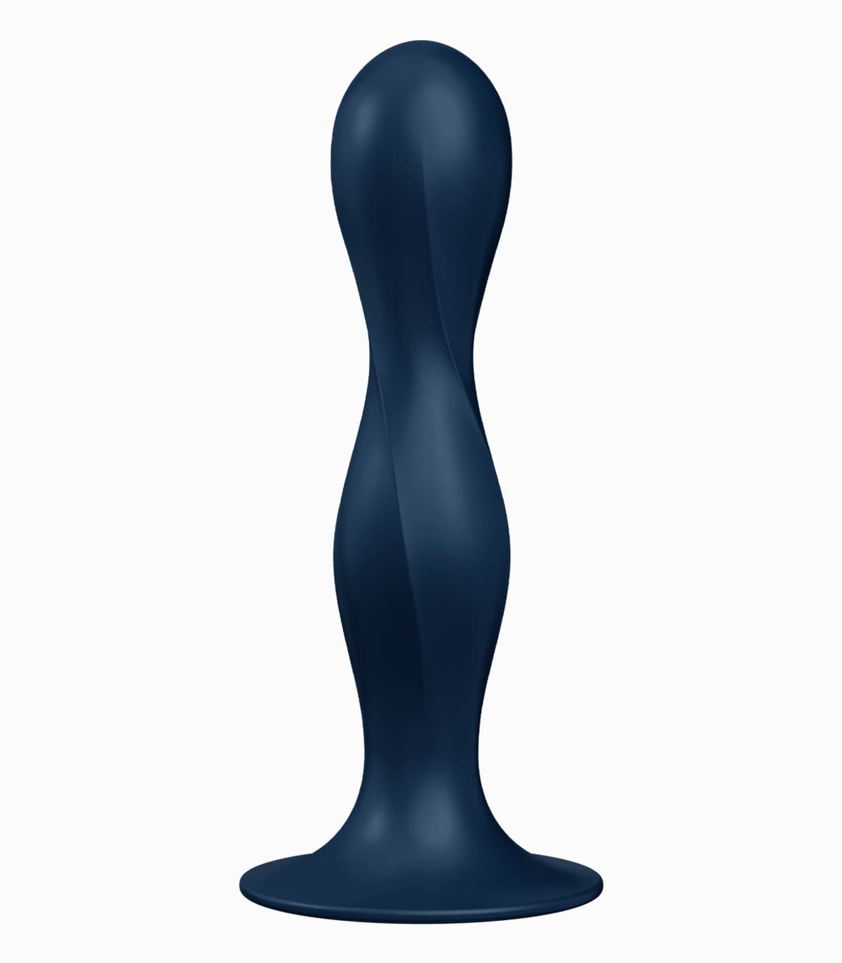 Стимулятор с двумя металличискими шариками в стволе Double Ball-R (dark blue)