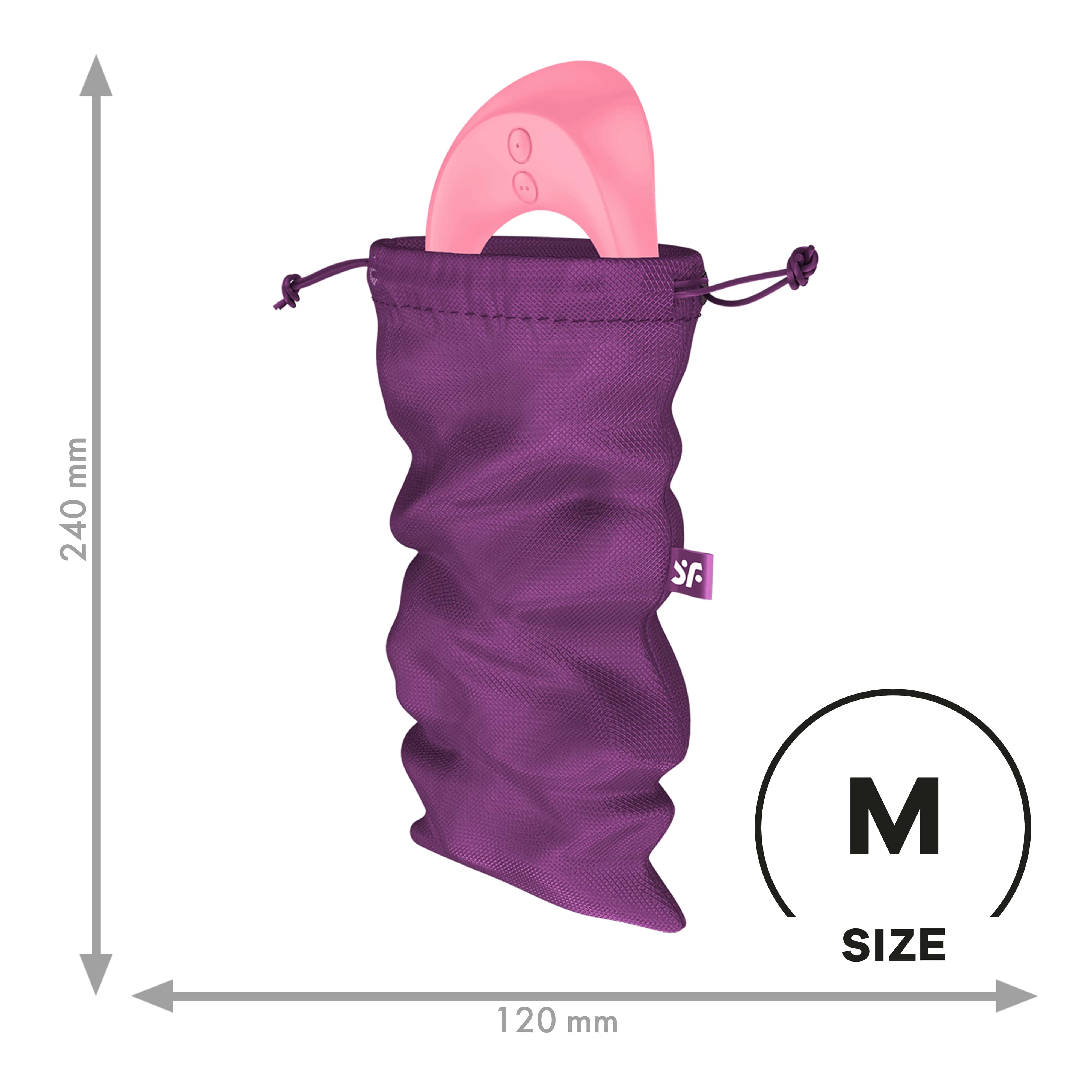 Мешочек для хранения вибромассажера Treasure Bag M (violet)