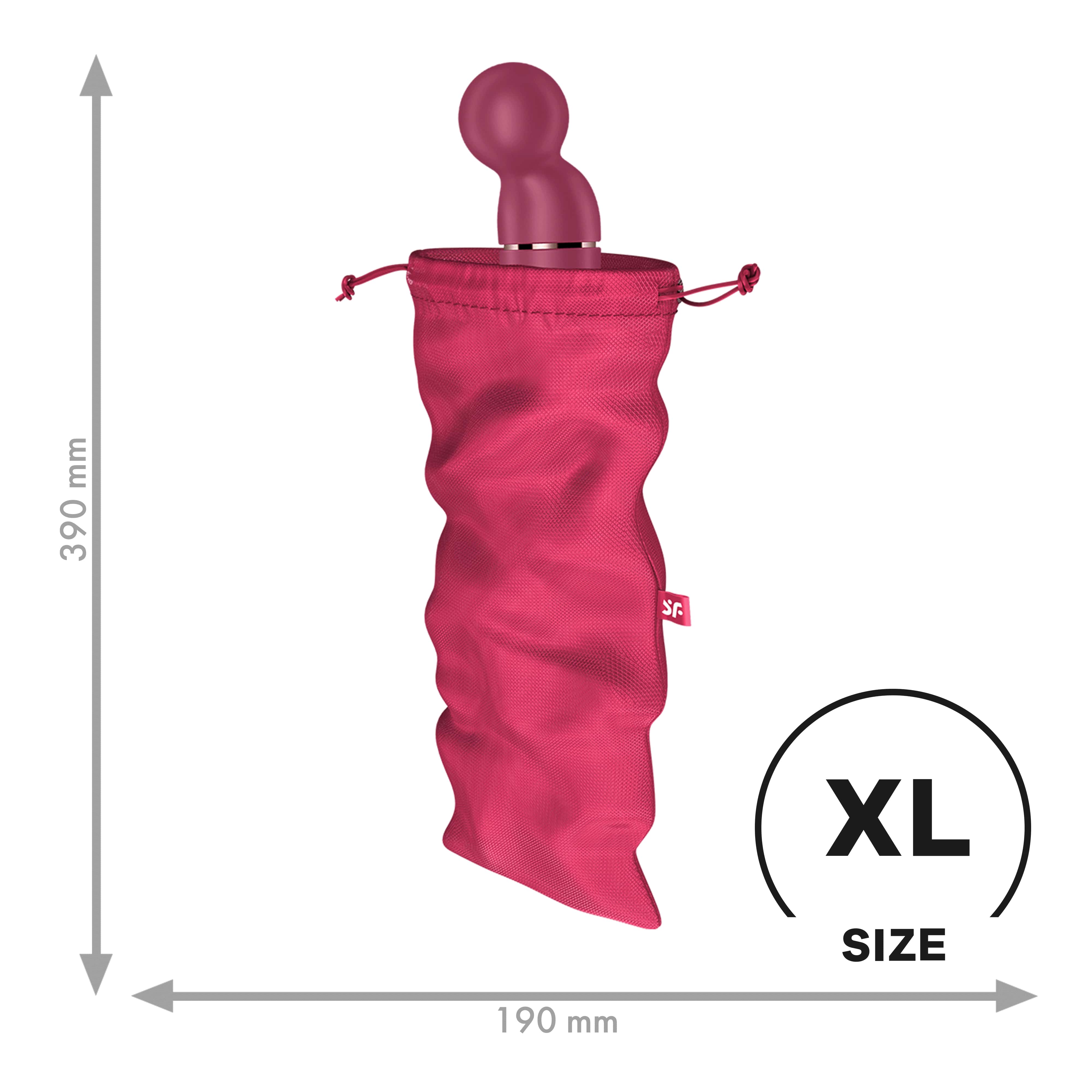 Мешочек для хранения вибромассажера Treasure Bag XL (pink)