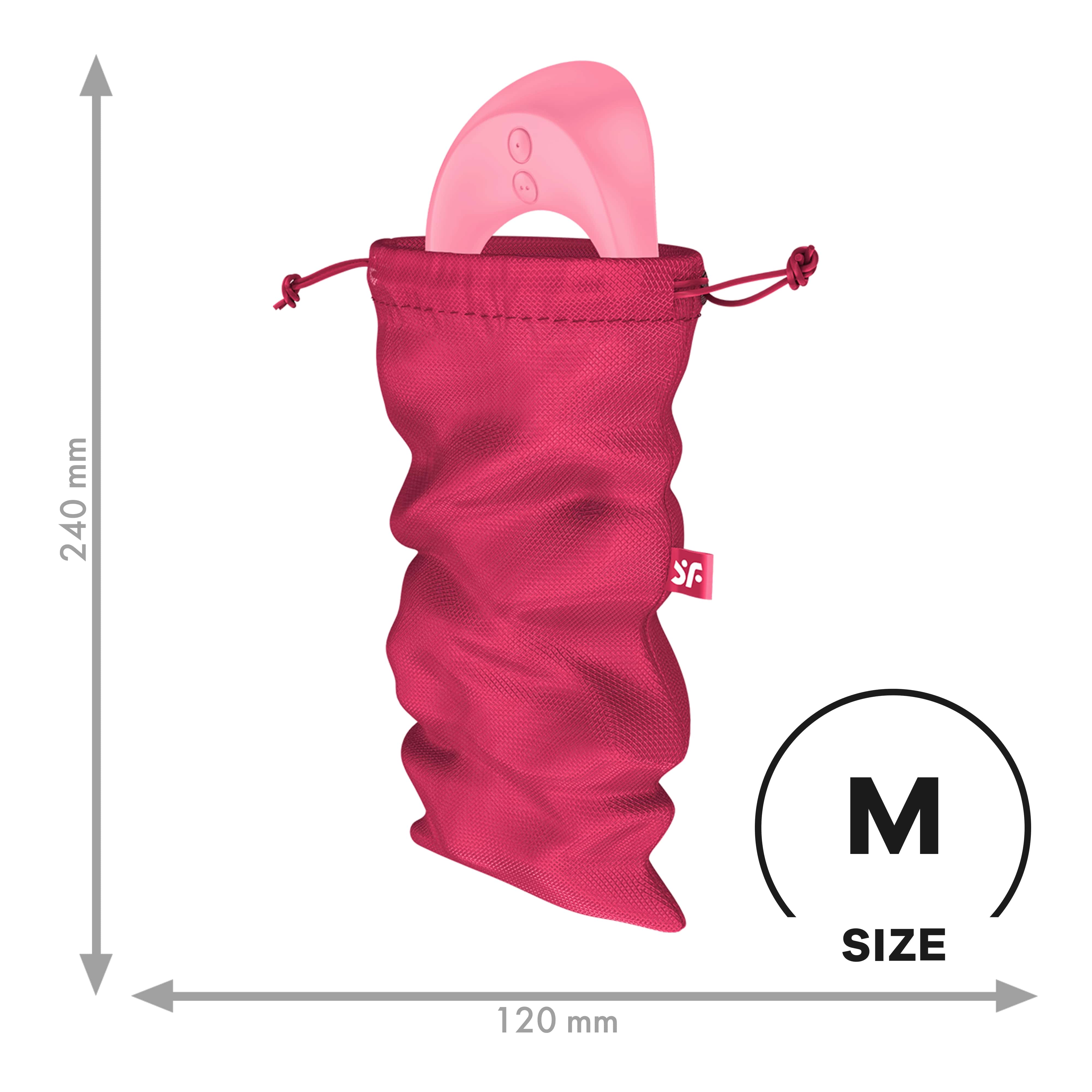 Мешочек для хранения вибромассажера Treasure Bag M (pink)