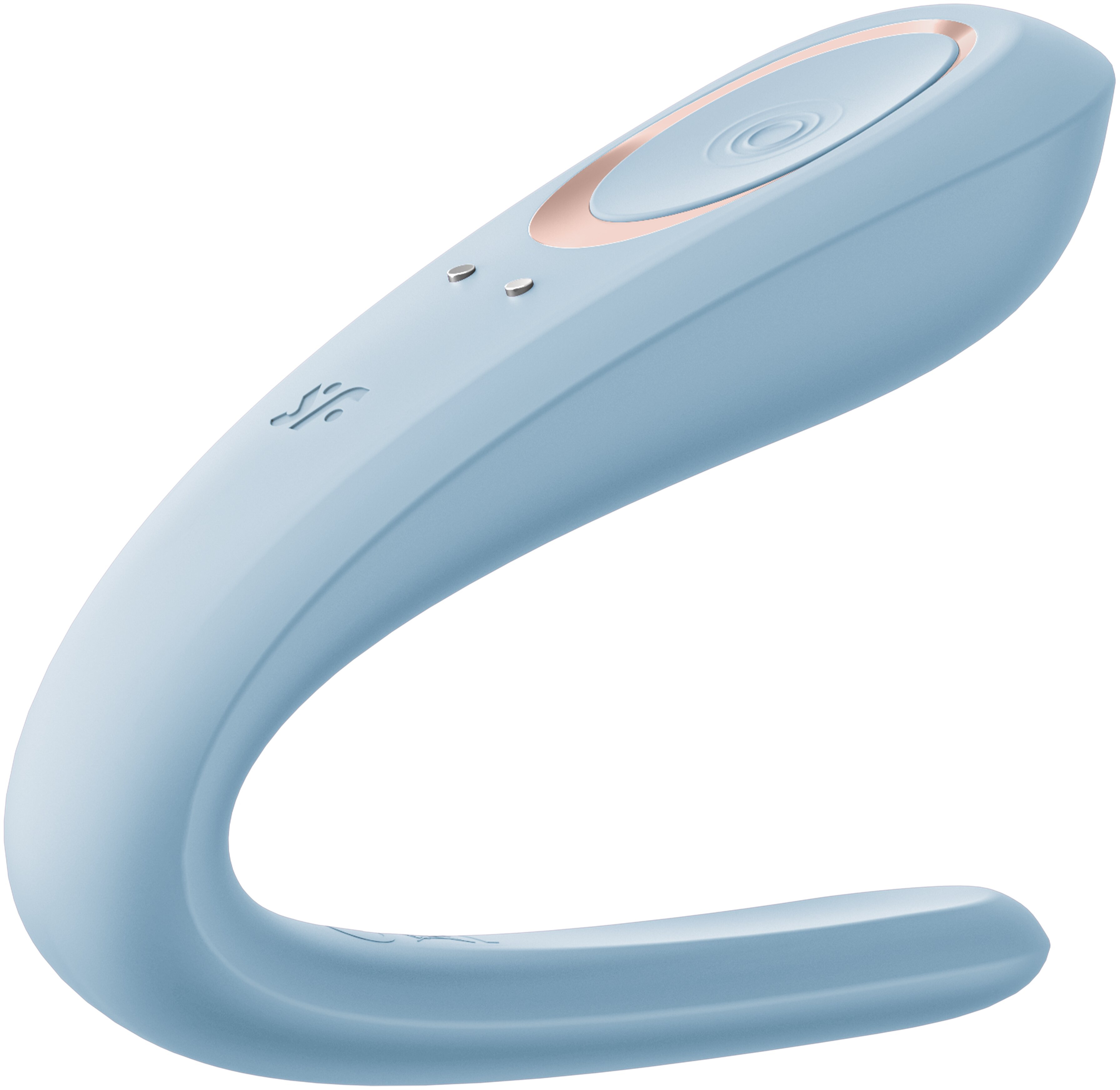 Вибромассажер для пар Satisfyer Double Classic (голубой)