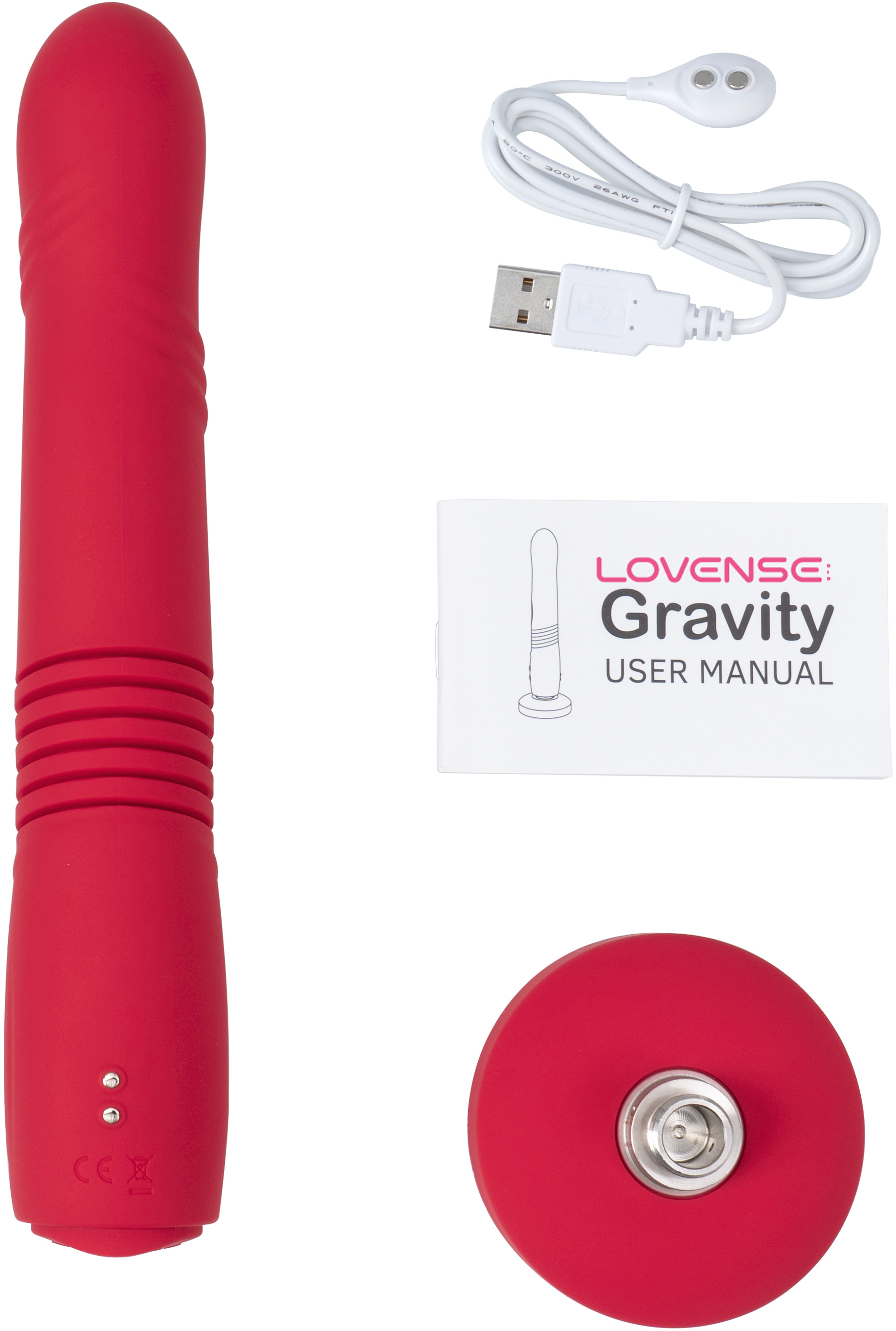 Пульсатор LOVENSE Gravity, красный