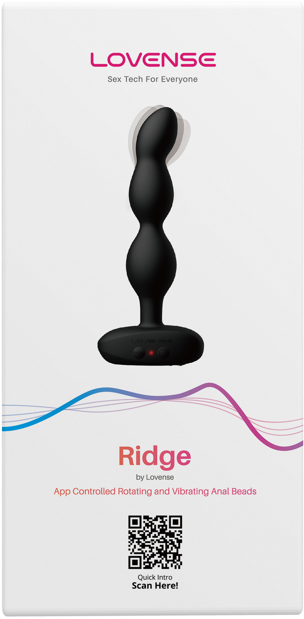 Анальный стимулятор LOVENSE Ridge, черный