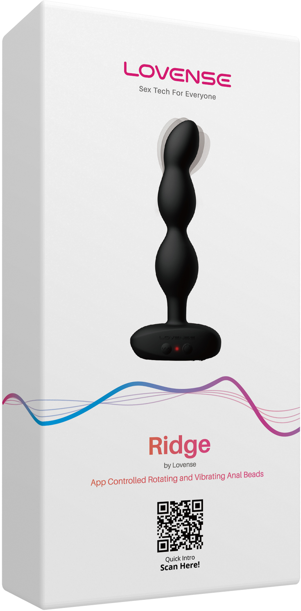 Анальный стимулятор LOVENSE Ridge, черный