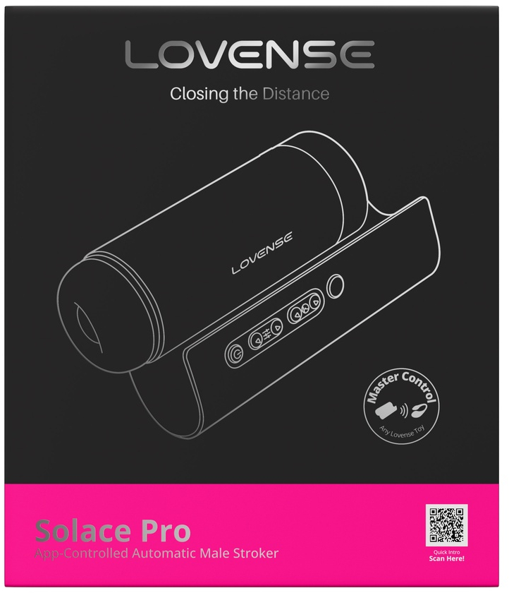 Мастурбатор нереалистичный LOVENSE Solace Pro Male, черный