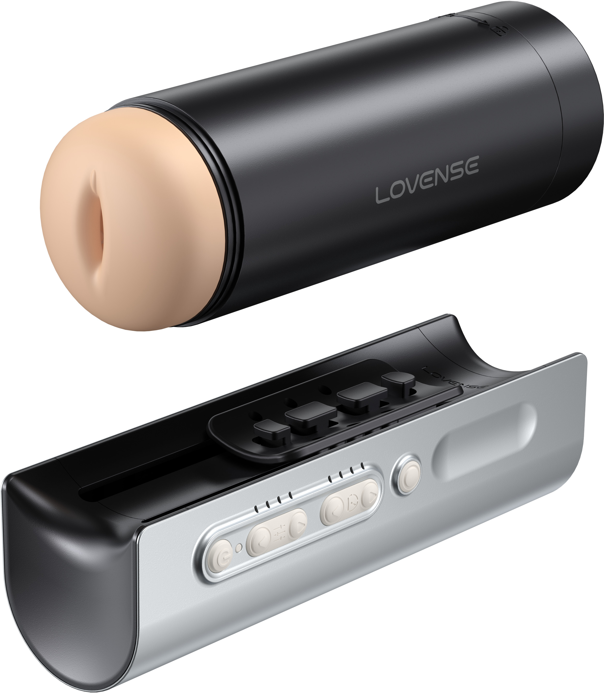 Мастурбатор нереалистичный LOVENSE Solace Pro Male, черный