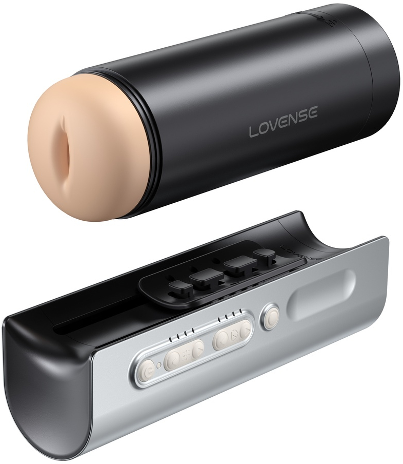 Мастурбатор нереалистичный LOVENSE Solace Pro Male, черный