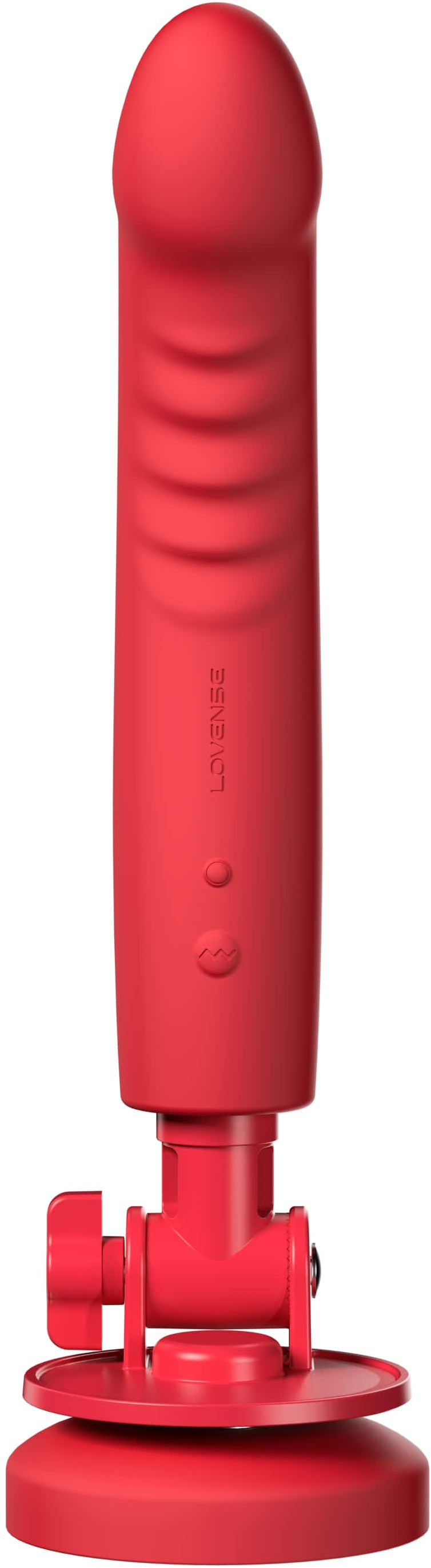 Вибратор LOVENSE Mission 2 с креплением, красный
