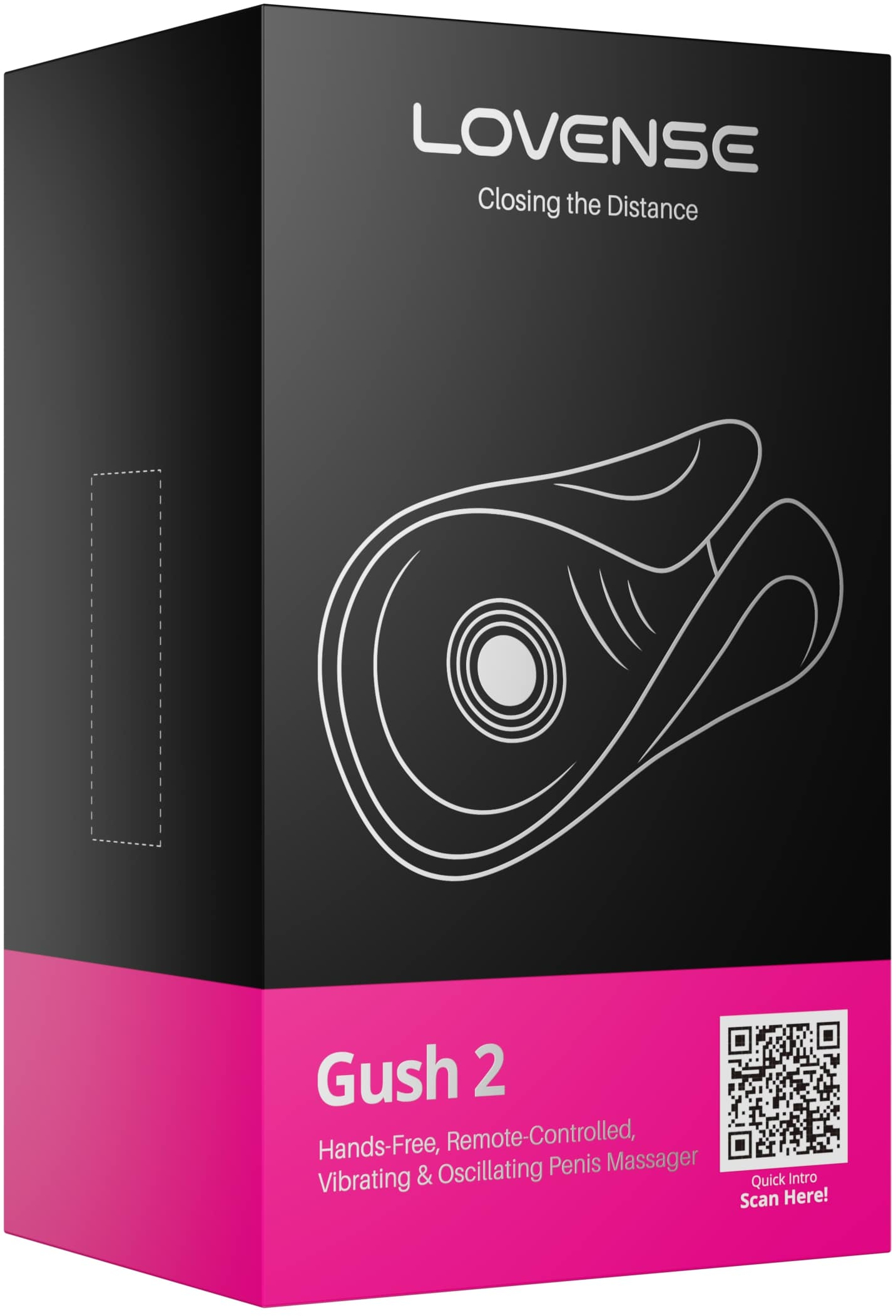 Мастурбатор нереалистичный LOVENSE Gush 2, бирюзовый