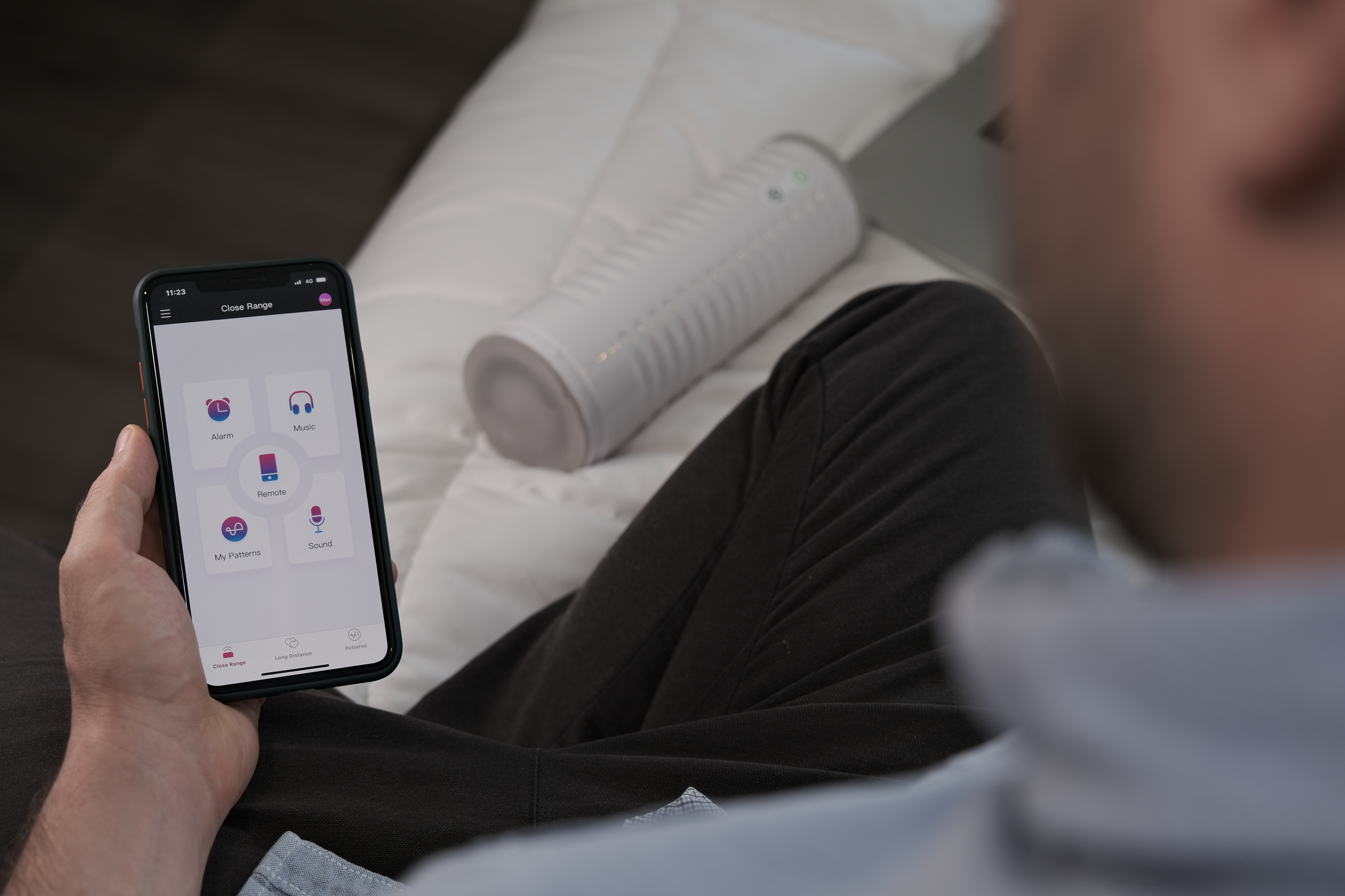 Мастурбатор нереалистичный LOVENSE MAX 2, белый