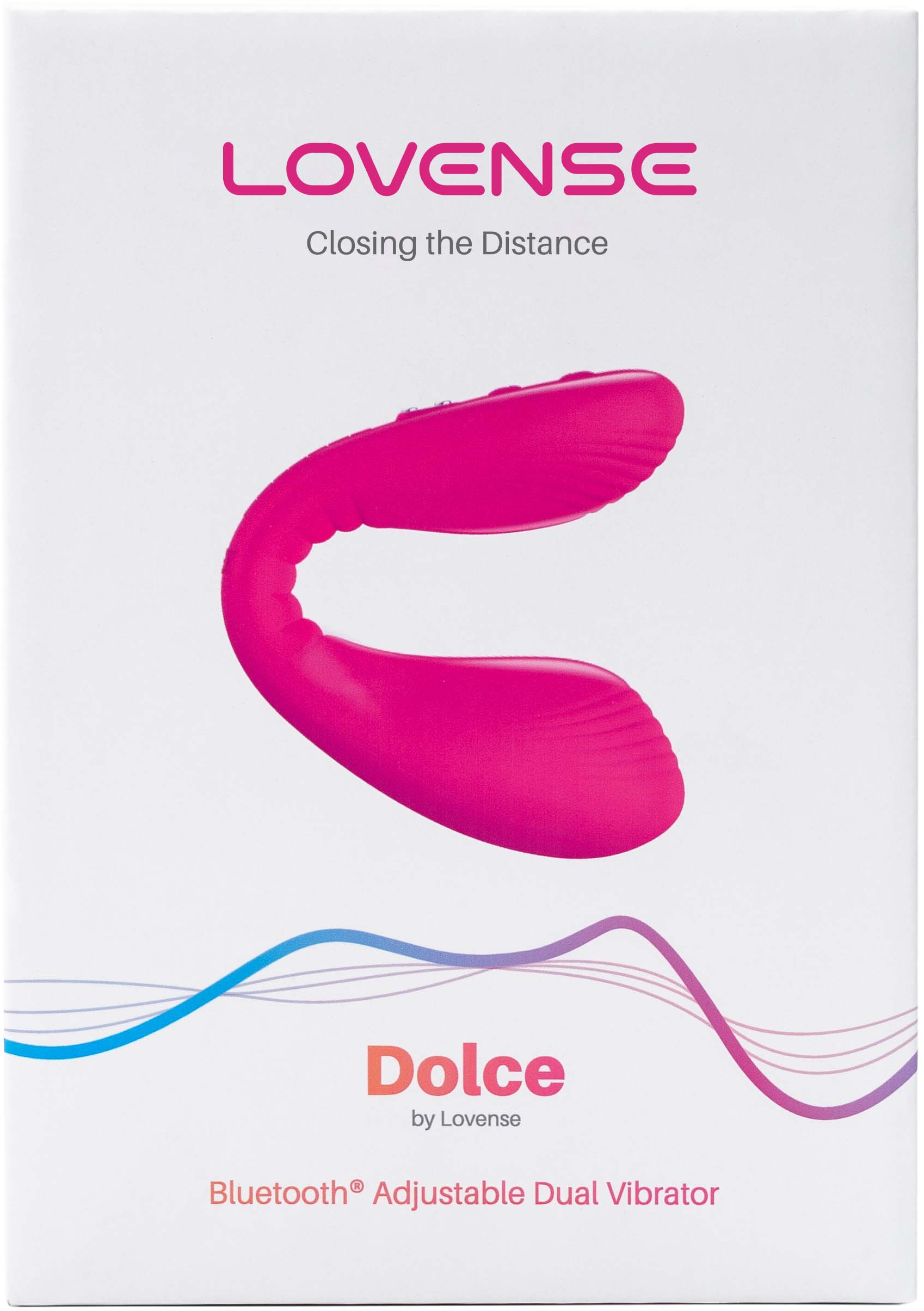 Парный вибромассажер Dolce, розовый