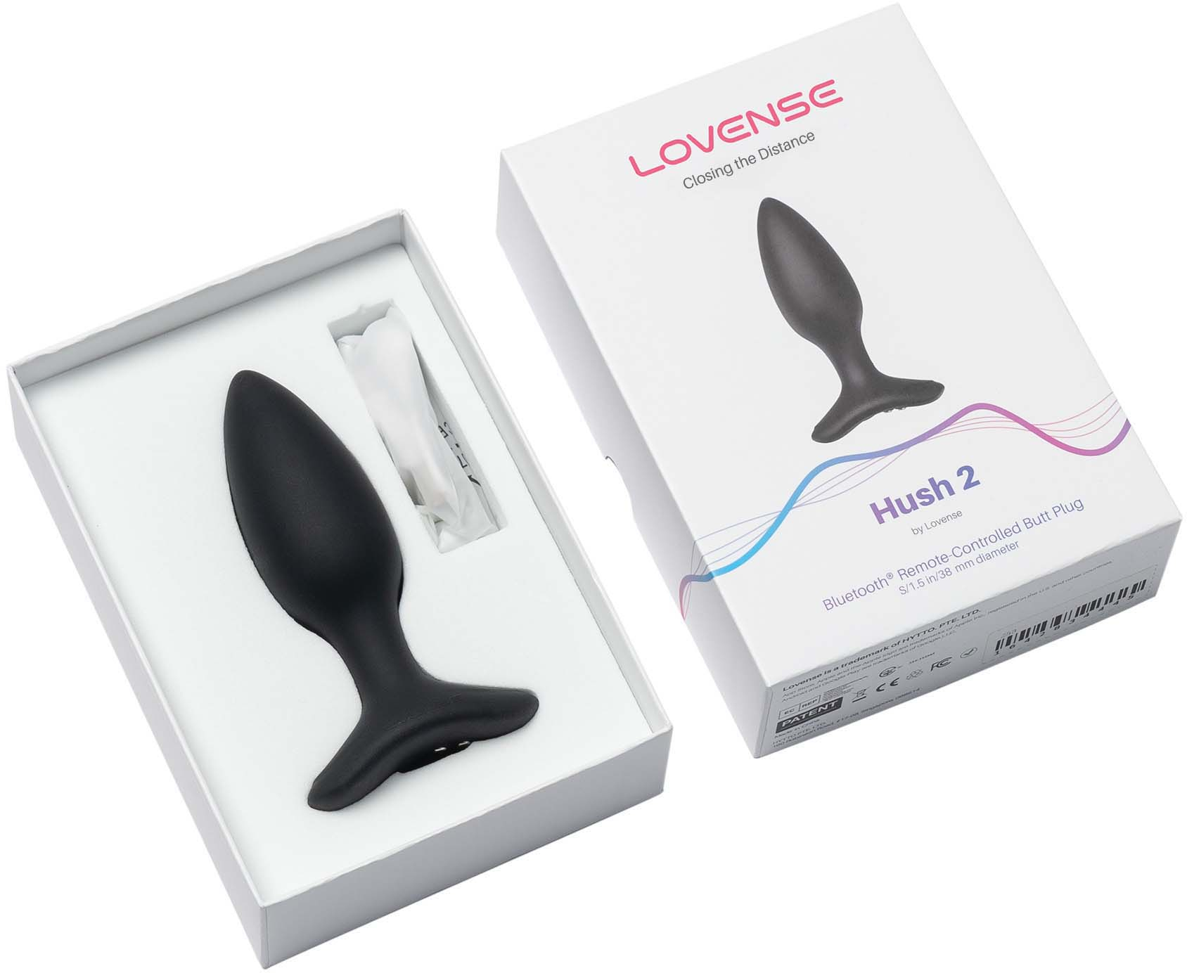 Анальная пробка LOVENSE Hush 2 (S) 3,8 см