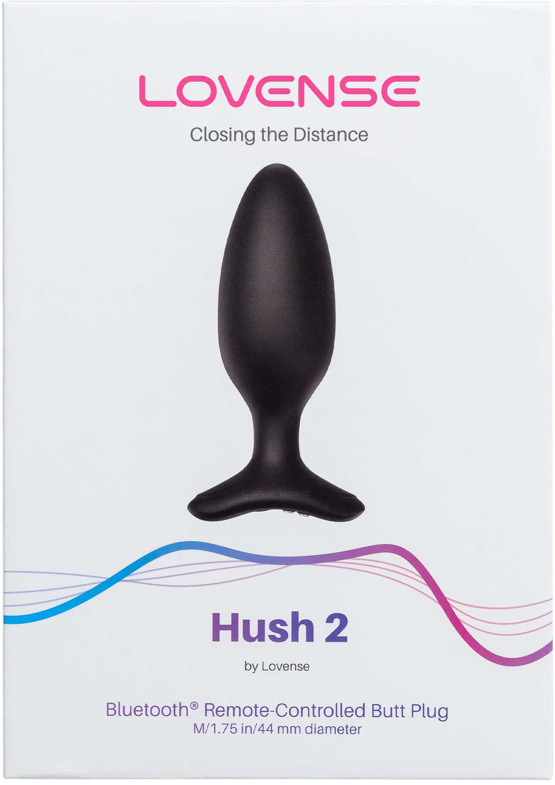 Анальная пробка LOVENSE Hush 2 (M) 4,5 см