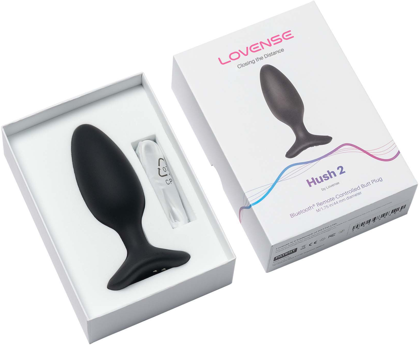 Анальная пробка LOVENSE Hush 2 (M) 4,5 см