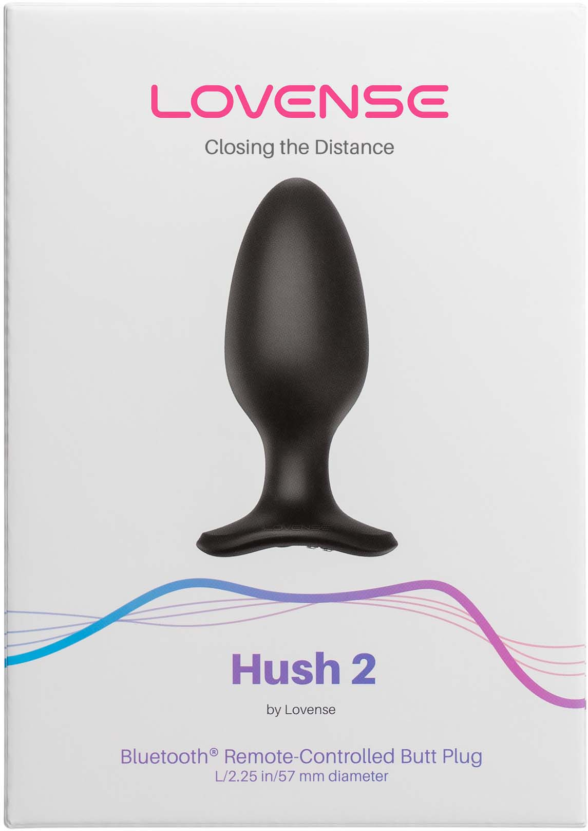 Анальная пробка LOVENSE Hush 2 (L) 5,7 см
