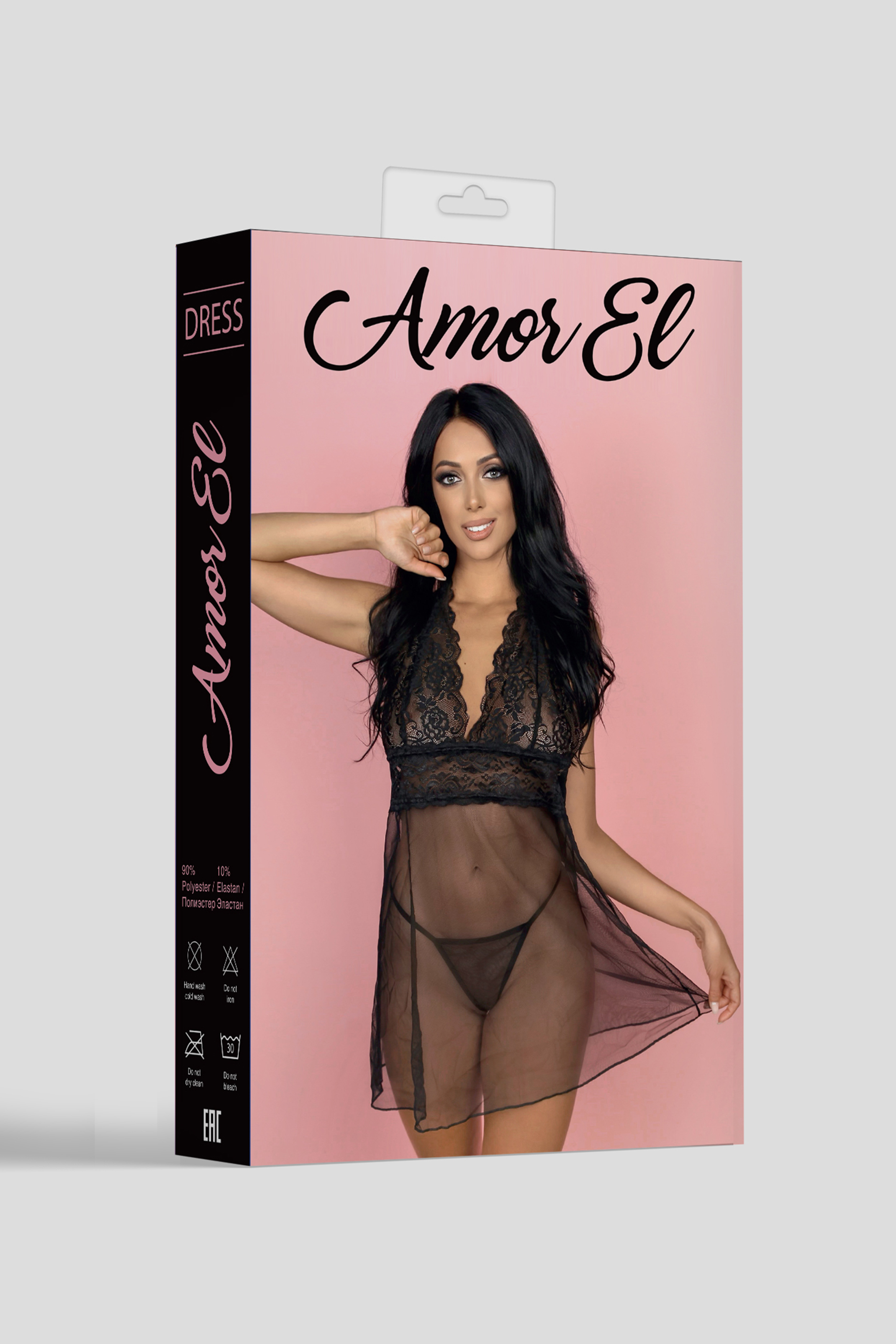 Эротическое платье Castalia S/M черное