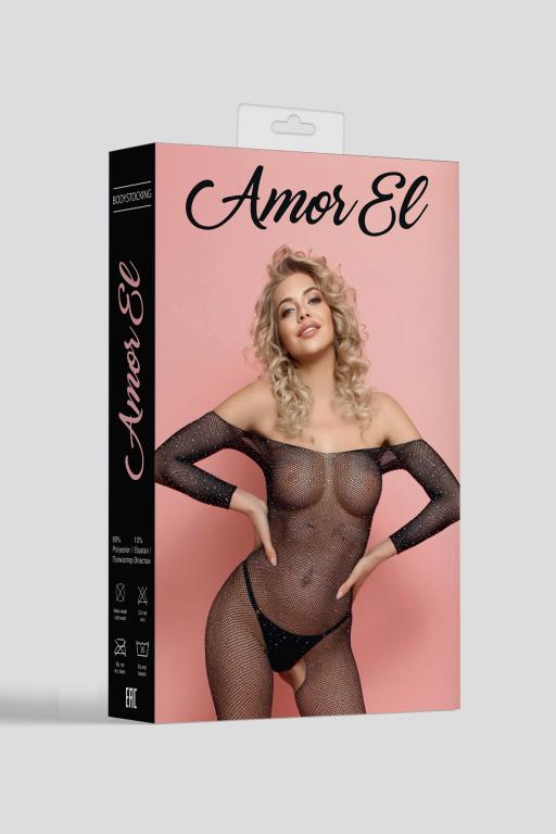 Кетсьюит (боди-комбинезон) Esponela со стразами XL/XXL