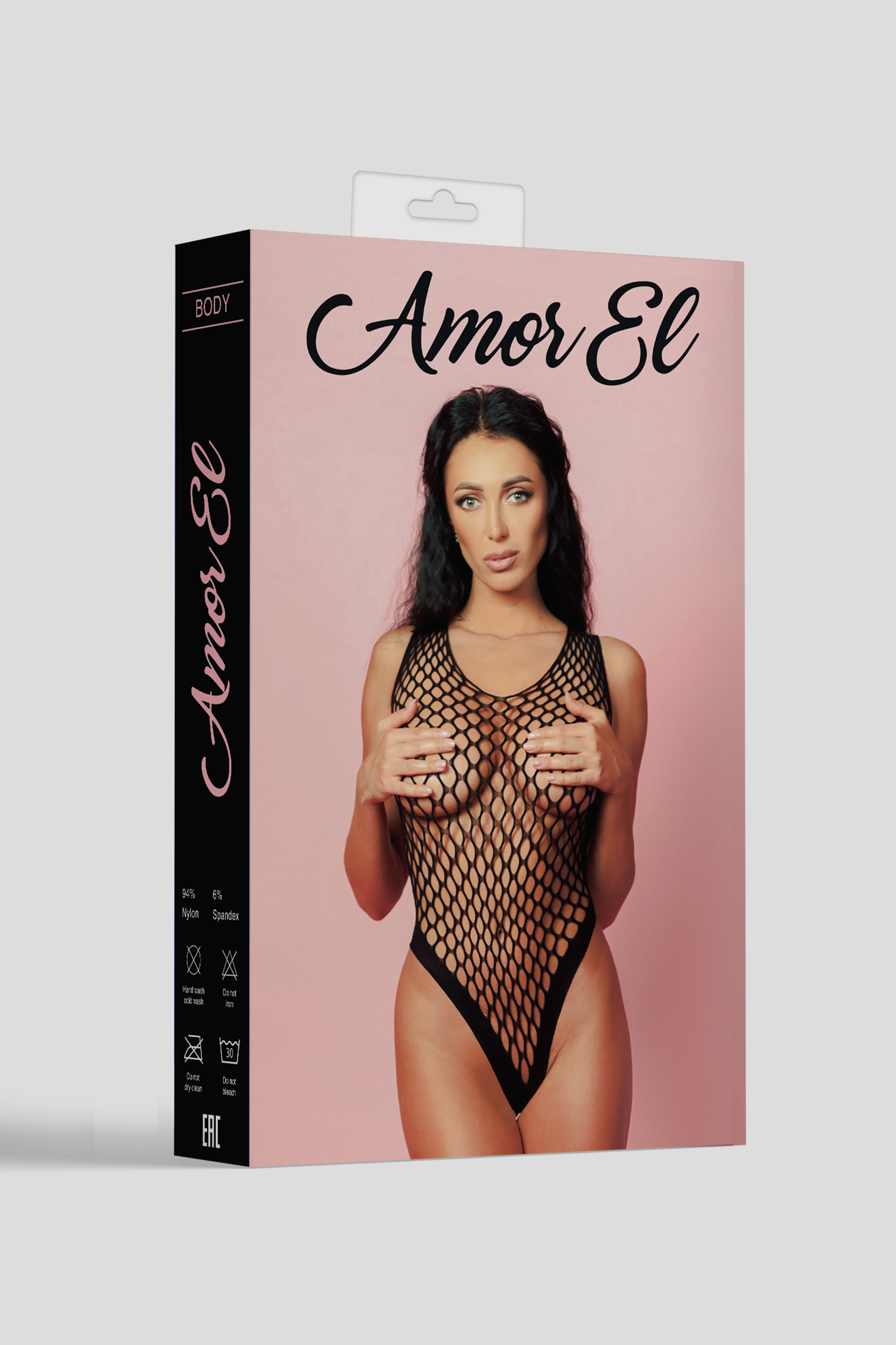 Боди Amor EL в крупную сетку (S/L)