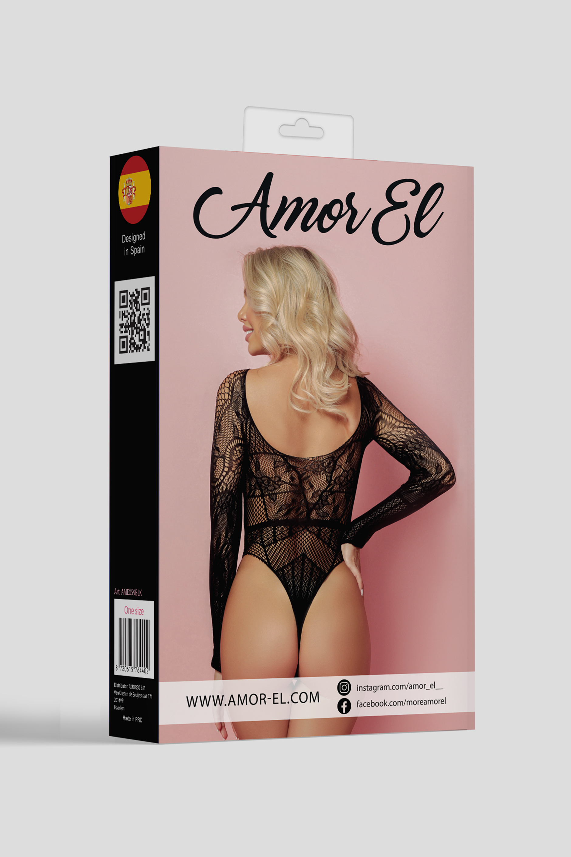 Боди Amor EL ажурный (S/L)
