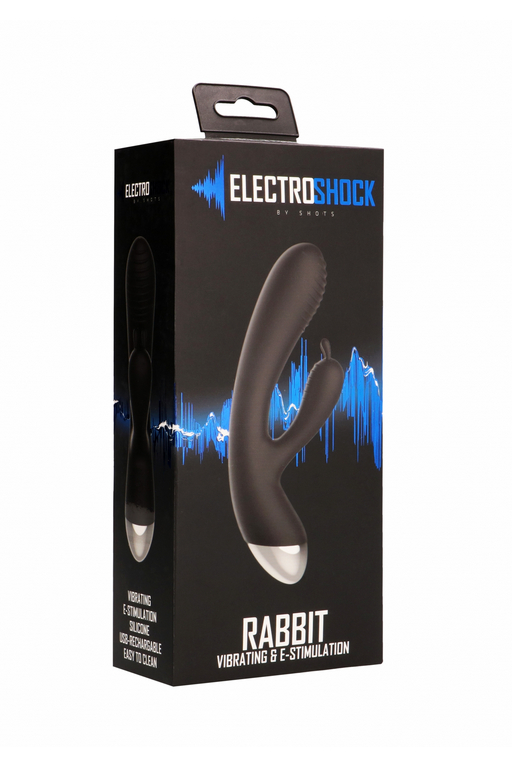 Вибромассажер кролик с электростимуляцией Rabbit Vibrator Shots Electroshock