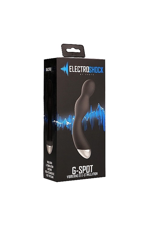 Вибромассажер для точки G с электростимуляцией E-Stim G/P-Spot Vibrator
