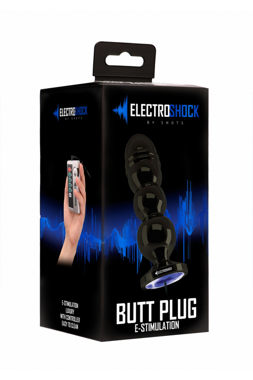 Анальная пробка с электростимуляцией Bold Butt Plug Shots Electroshock