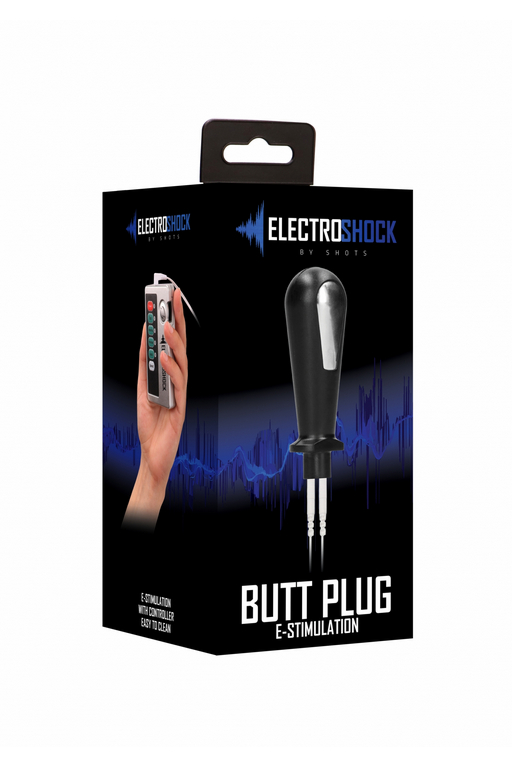 Анальная пробка с электростимуляцией E-Stim Butt Plug Shots Electroshock