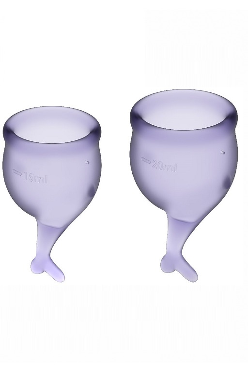 Набор менструальных чаш Satisfyer Feel secure Menstrual Cup (Lila)