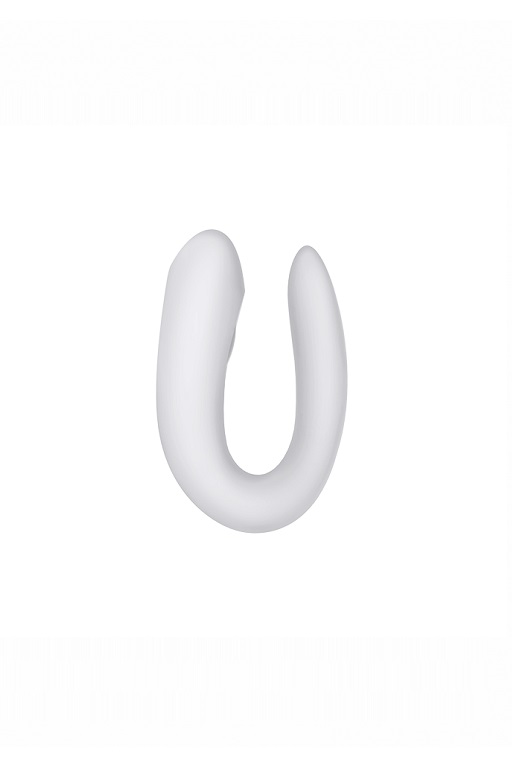Парный вибратор Satisfyer Double Joy с возможностью управления через приложение (белый)