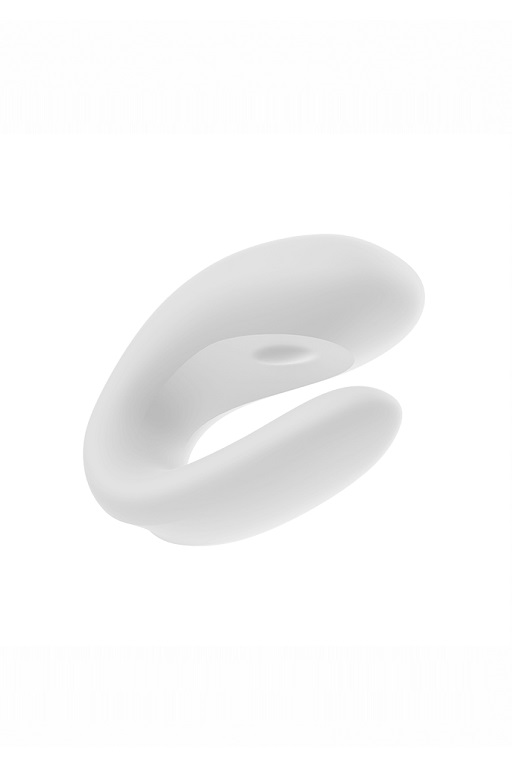 Парный вибратор Satisfyer Double Joy с возможностью управления через приложение (белый)
