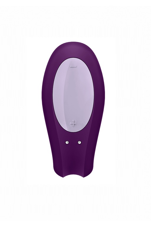 Парный вибратор Satisfyer Double Joy с возможностью управления через приложение (фиолетовый)