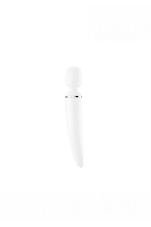 Универсальный вибромассажер Satisfyer Wand-er Woman (White/Chrome)