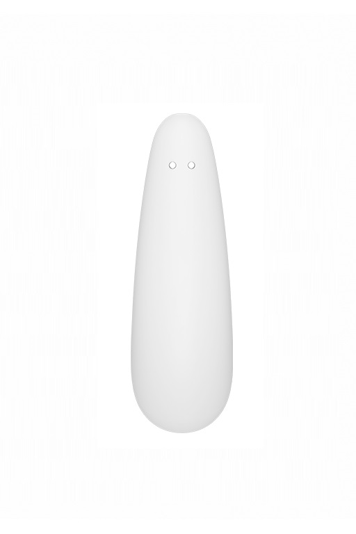 Вакуумно-волновой стимулятор Satisfyer Curvy 2+ с возможностью управления через приложение - белый