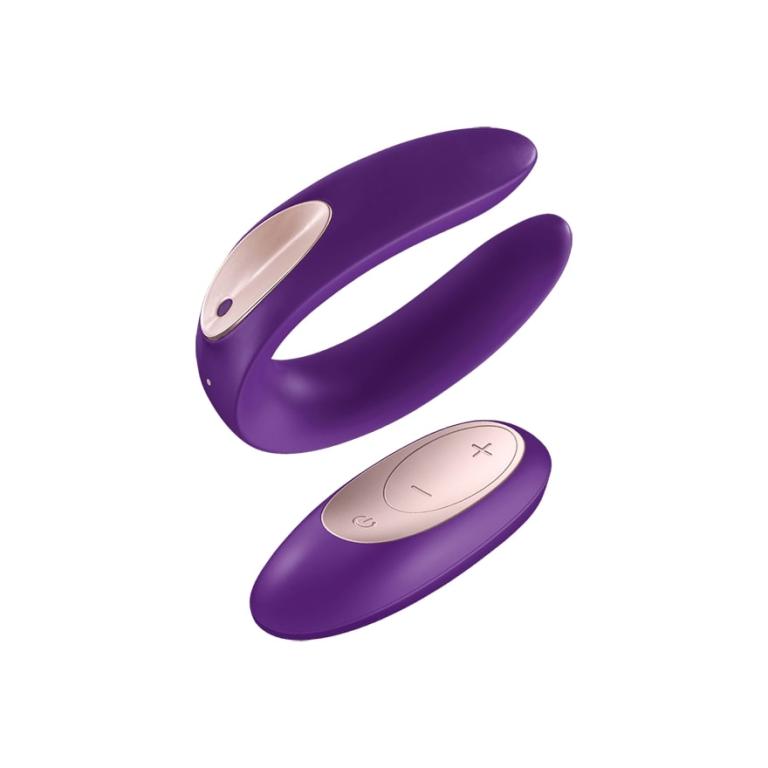 Вибромассажер для пар Satisfyer Double Plus Remote
