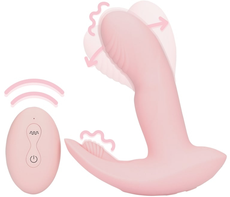 Вибромассажер Wearable Fingering Motion с пультом управления(розовый)