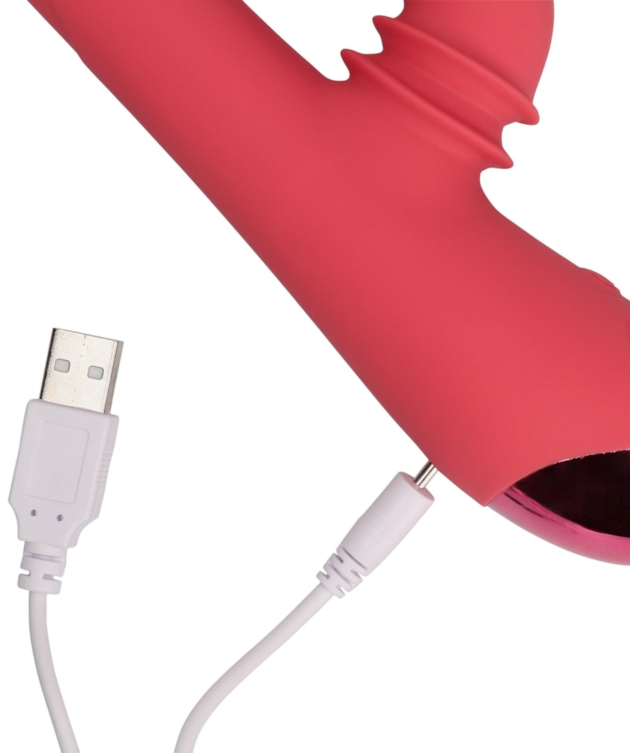 Вибратор-кролик Swinging Rabbit G-Spot Vibrator (красный)