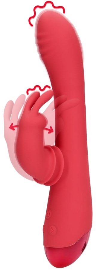 Вибратор-кролик Swinging Rabbit G-Spot Vibrator (красный)