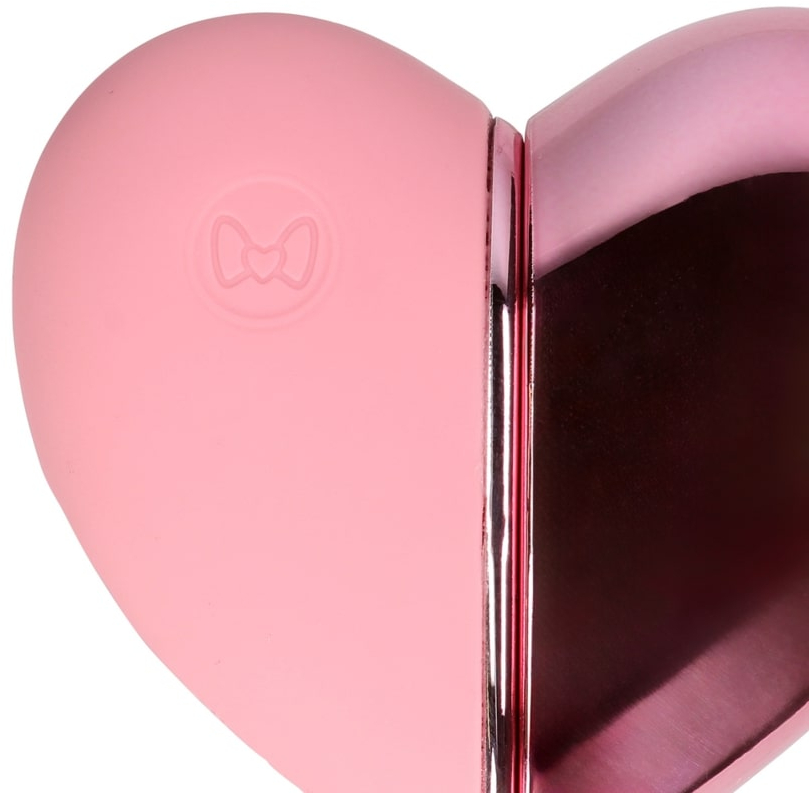 Вибратор-сердце с функцией пульсации Tapping Heart Vibrator (розовый)