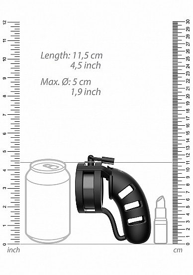 Мужской пояс верности Sil Cage Ballsplitter Model 19 - Chastity - 4.5"