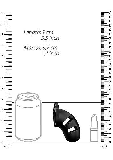 Мужской пояс верности Silicone Cock Cage Model 20 - Chastity - 3.5"