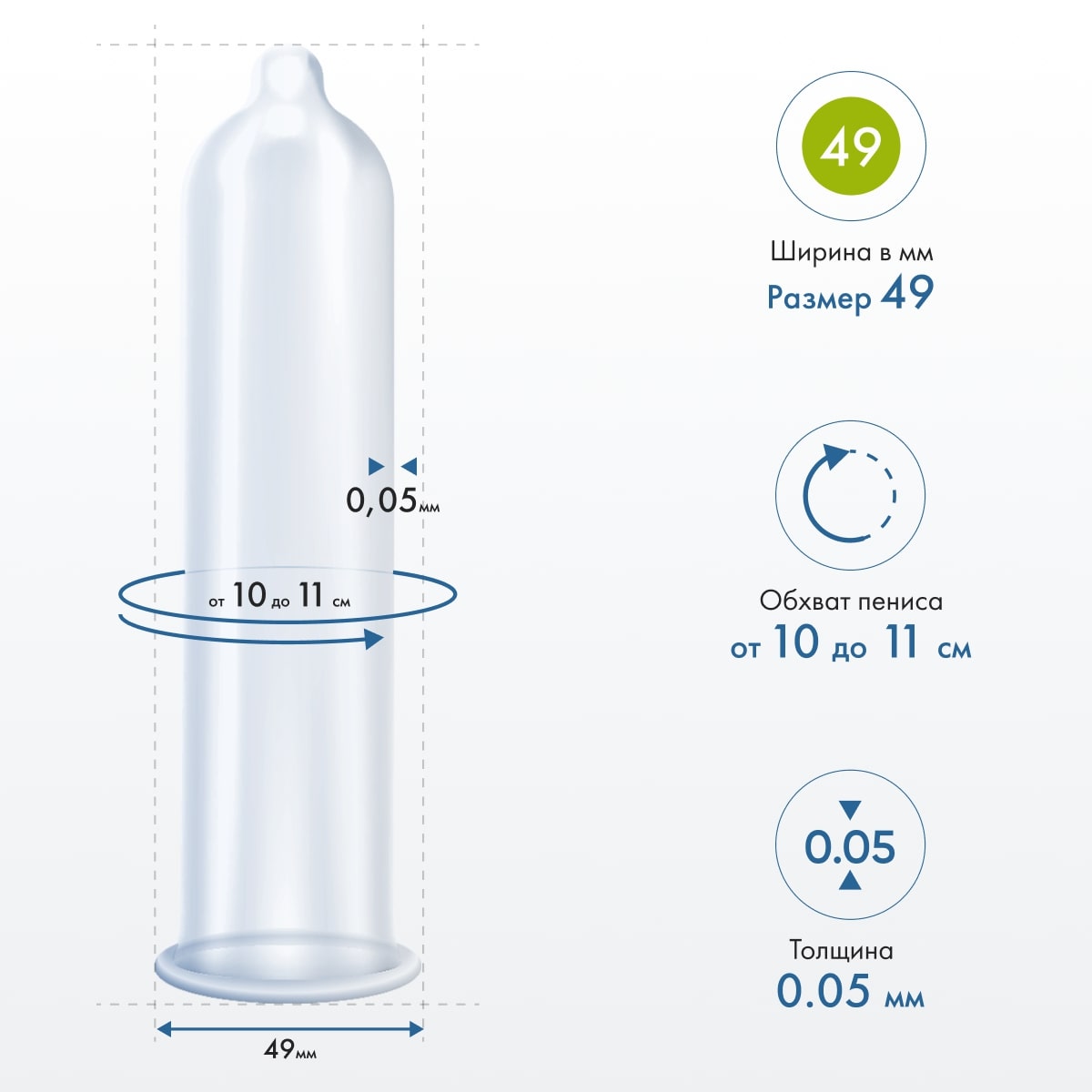Презервативы My.Size №10 ширина 49 мм