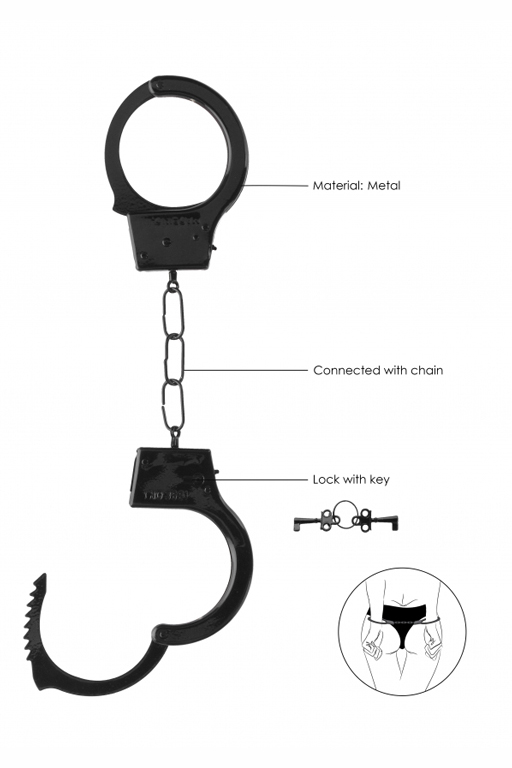 Металлические наручники Beginner's Handcuffs