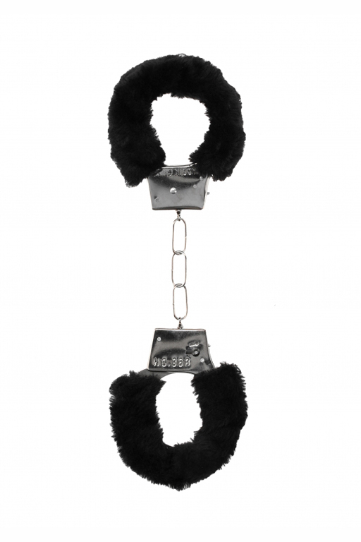 Металлические наручники с меховой обивкой Beginner's Handcuffs Furry