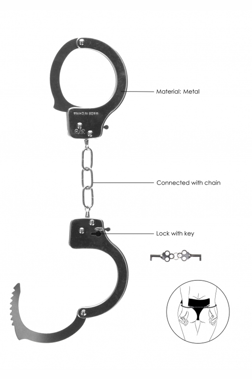 Металлические наручники Pleasure Handcuffs